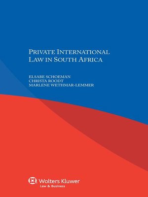 cover image of Private International Law in South Africa